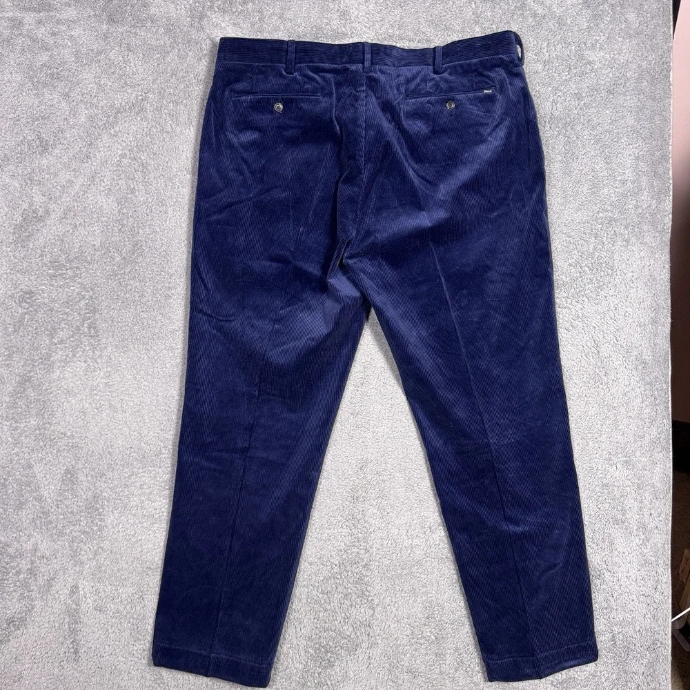 Polo Ralph Lauren Corduroy Pants Mens 38x30 Classic Fit Chino Trouser Pleated